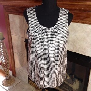 Houndstooth blouse
